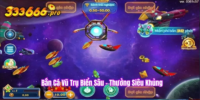 Game bắn cá Vũ Trụ Biển Sâu